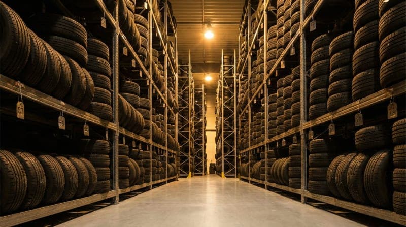 Dekkhotell og dekklagring hos Hamar Dekk i Hamar